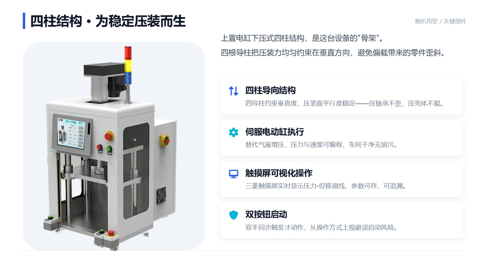 桌面型四柱伺服压装机产品介绍 第4页